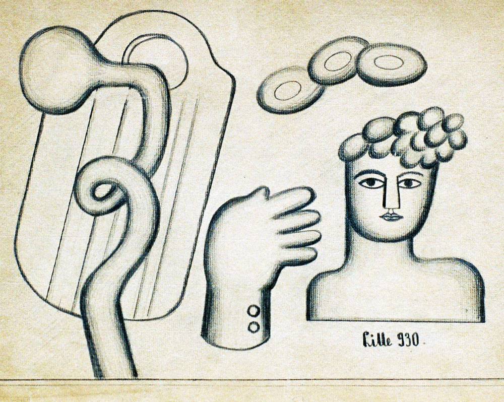 Композиція. 1930. Папір, олівець